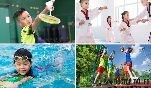 Các bộ môn thể thao tăng chiều cao cho trẻ 7 tuổi.